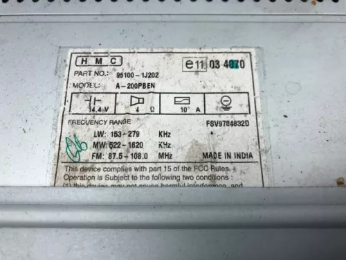 Radio CD Speler-8193050 (21050097)