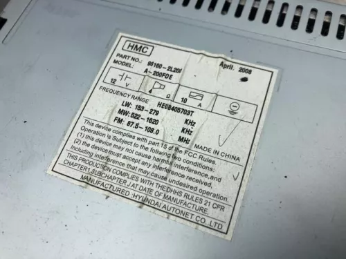 Radio CD Speler-8131101 (20569835)