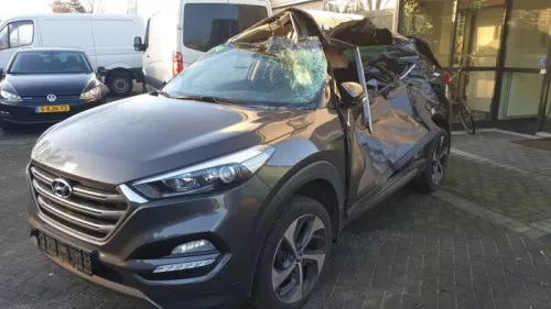 Aandrijfas links-voor Hyundai  zg72