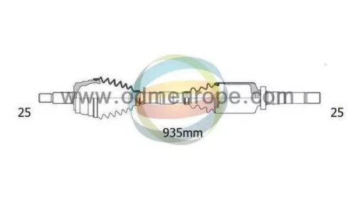 Aandrijfas rechts-voor Alfa Romeo 18352080