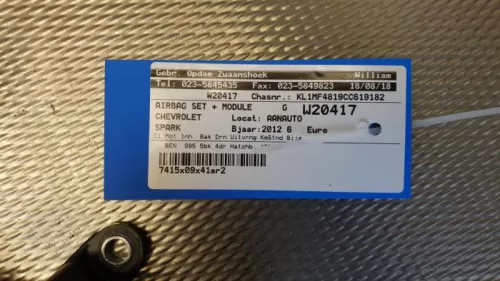 Airbag Set+Module-7581025 (10047359)