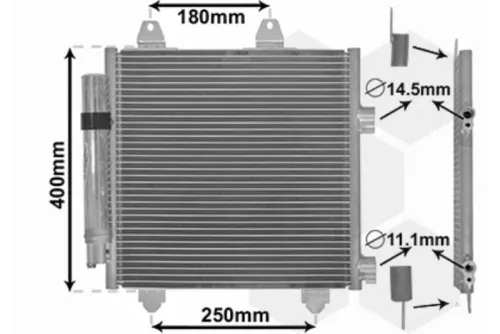 Airco Radiateur- (18107524)