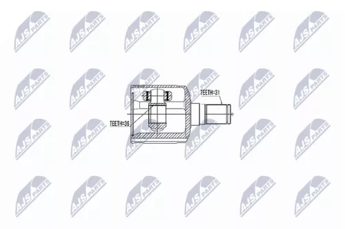 Homokineet reparatie set, aandrijfas