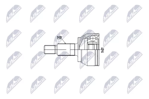 Homokineet reparatie set, aandrijfas