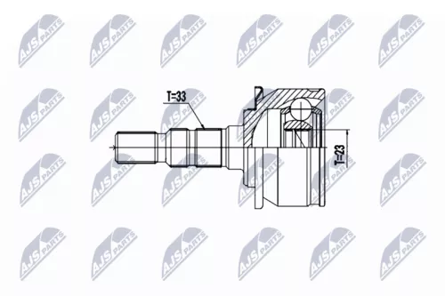 Homokineet reparatie set, aandrijfas