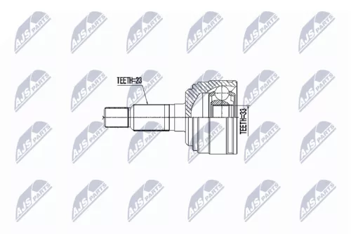 Homokineet reparatie set, aandrijfas