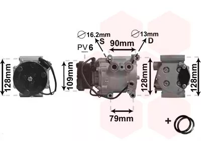 Compressor, airconditioning