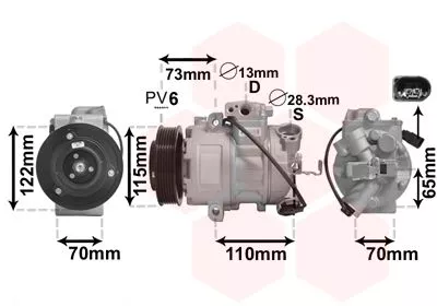 Compressor, airconditioning
