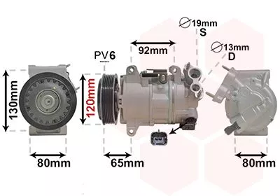 Compressor, airconditioning