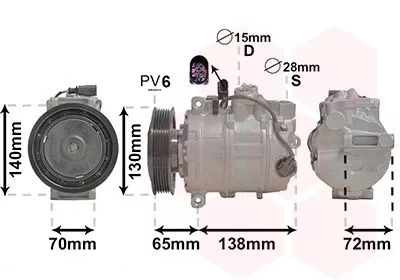 Compressor, airconditioning