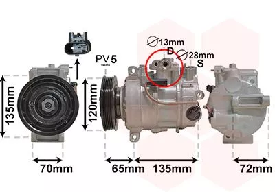 Compressor, airconditioning