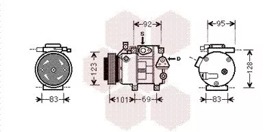 Compressor, airconditioning