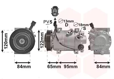 Compressor, airconditioning
