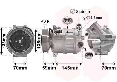 Compressor, airconditioning