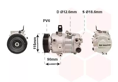 Compressor, airconditioning