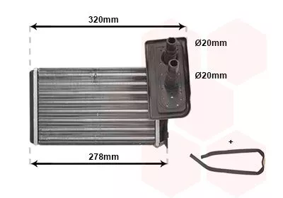 Kachelradiateur, interieurverwarming