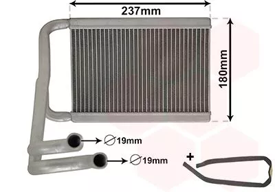 Kachelradiateur, interieurverwarming