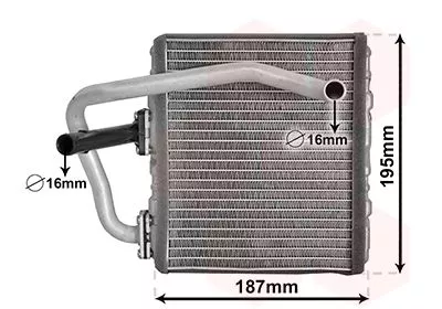 Kachelradiateur, interieurverwarming