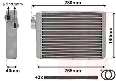 Kachelradiateur, interieurverwarming