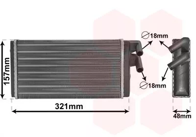 Kachelradiateur, interieurverwarming