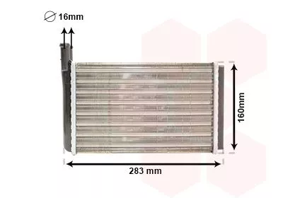 Kachelradiateur, interieurverwarming