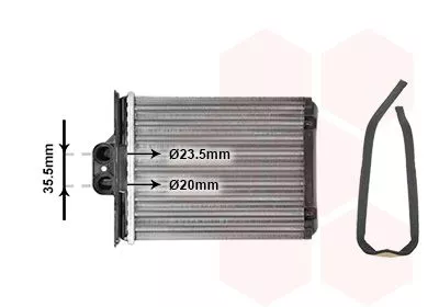 Kachelradiateur, interieurverwarming
