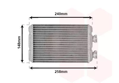 Kachelradiateur, interieurverwarming