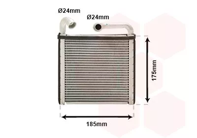 Kachelradiateur, interieurverwarming