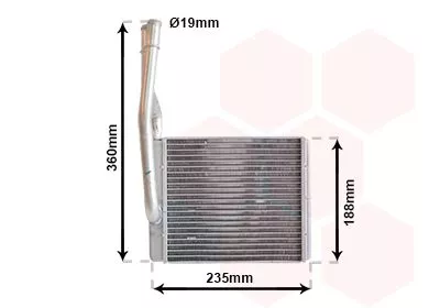 Kachelradiateur, interieurverwarming