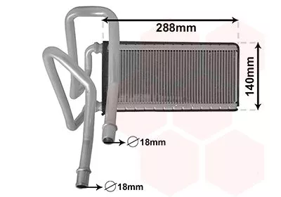 Kachelradiateur, interieurverwarming