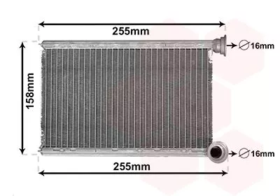 Kachelradiateur, interieurverwarming