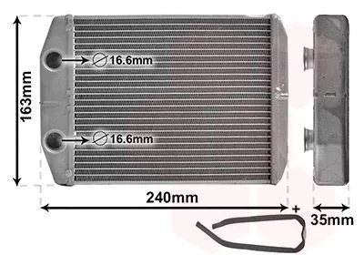 Kachelradiateur, interieurverwarming