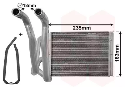 Kachelradiateur, interieurverwarming