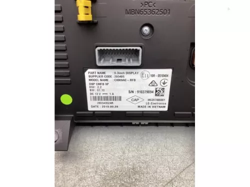 Display Multi Media regelunit-7860062 (17666136)